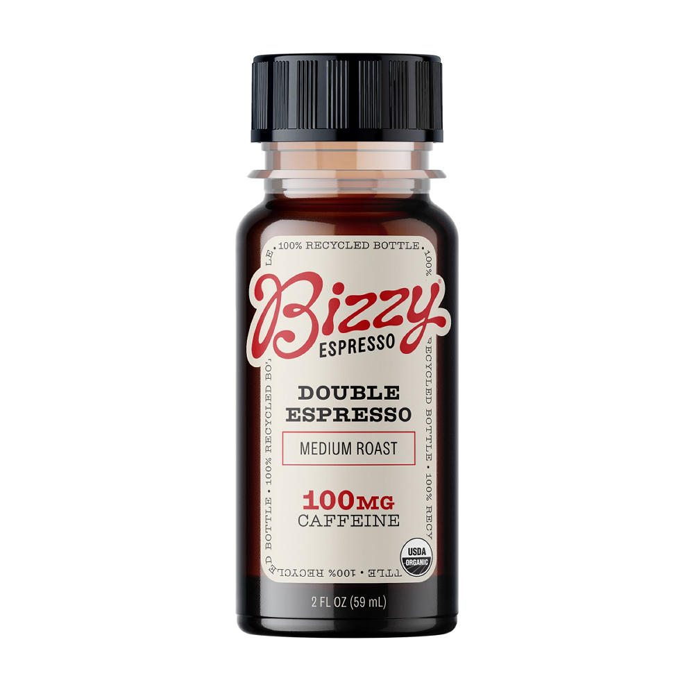 Bizzy Organic Medium Roast Double Espresso Shot, 2 oz