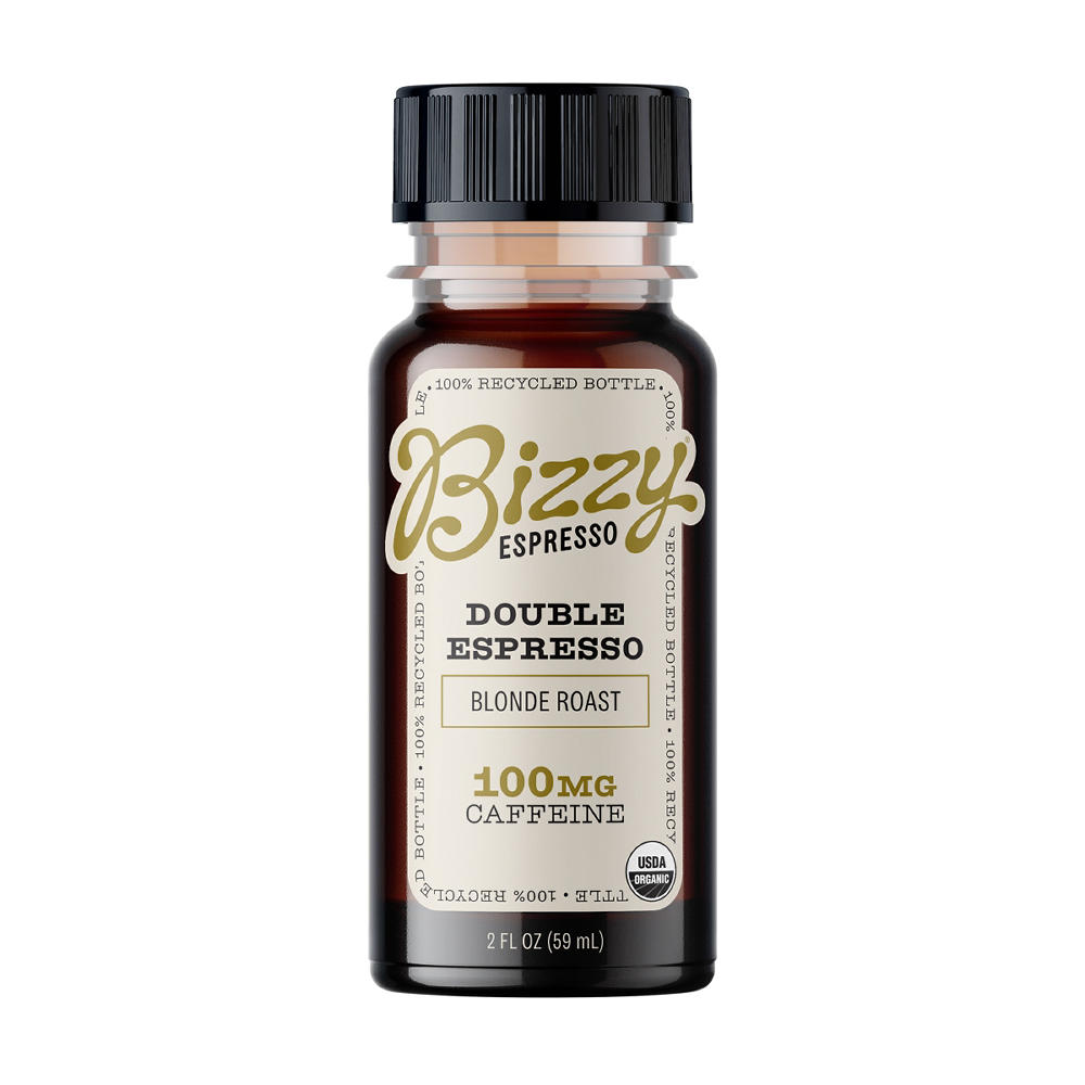 Bizzy Organic Blonde Roast Double Espresso Shot, 2 oz