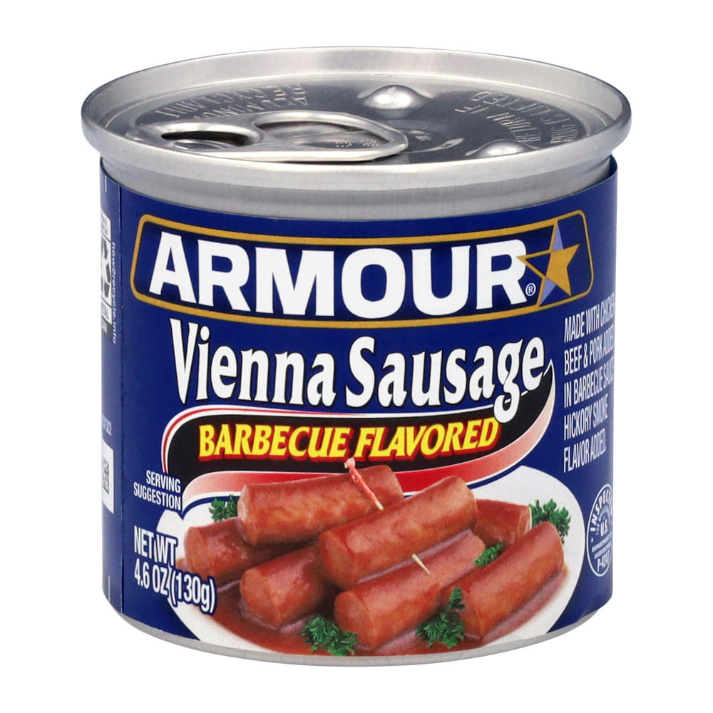 Armour Barbecue Flavored Vienna Canned Sausage, 4.6 oz