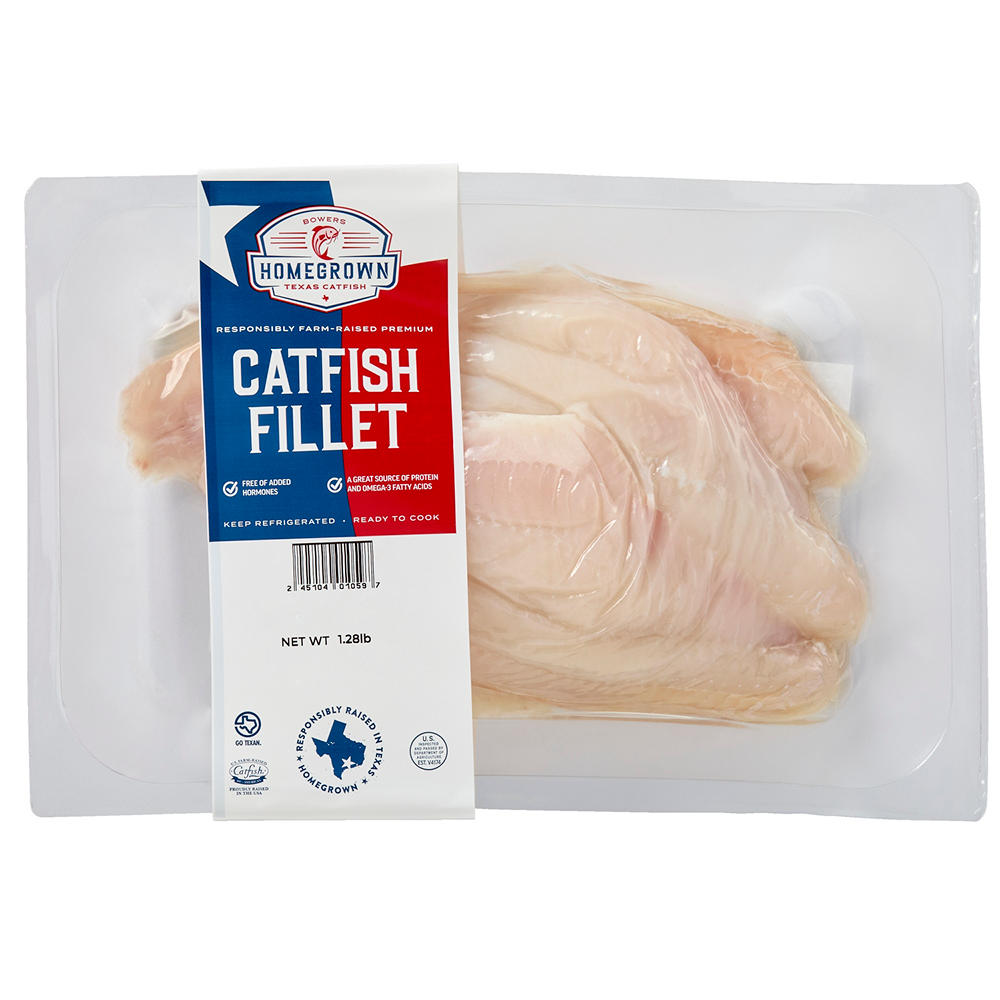 Bowers Homegrown Fresh Catfish Fillets, Avg. 1.25 lbs