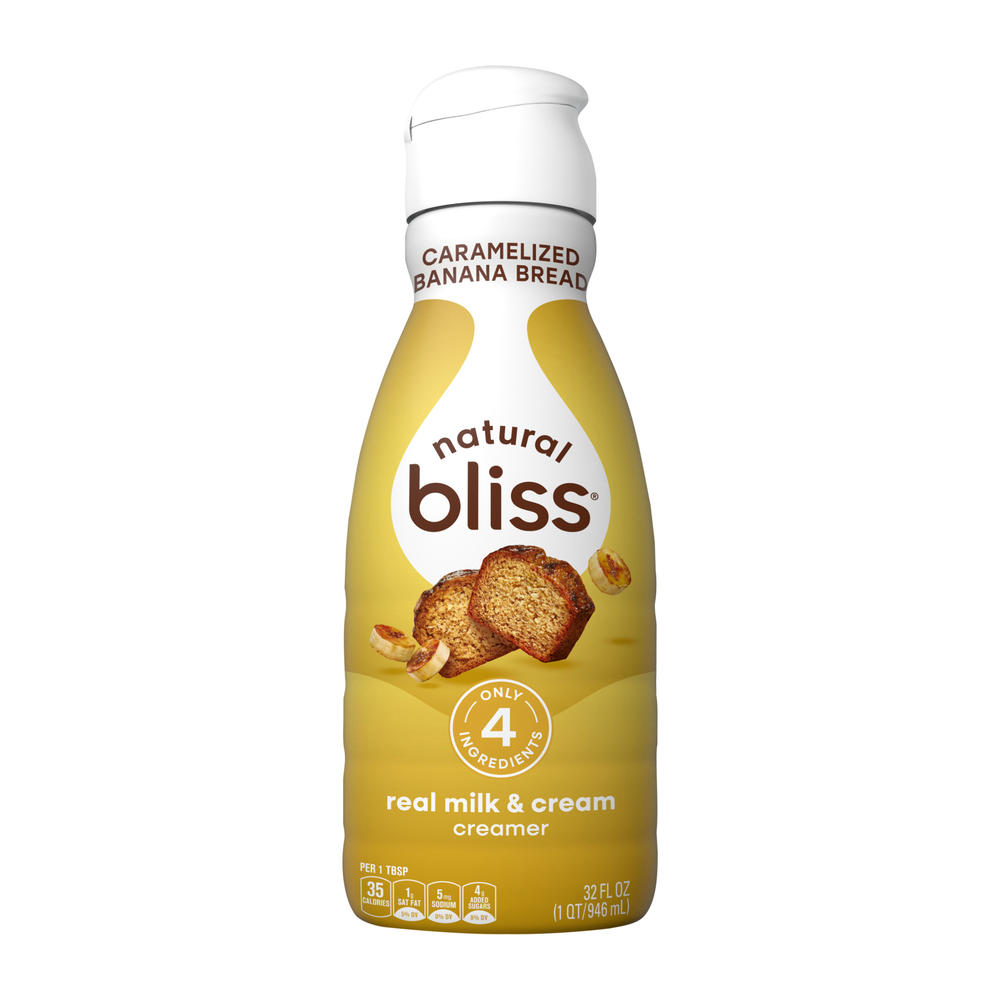 Nestle Coffee Mate Natural Bliss Creamer - Caramelized Banana Bread, 32 oz
