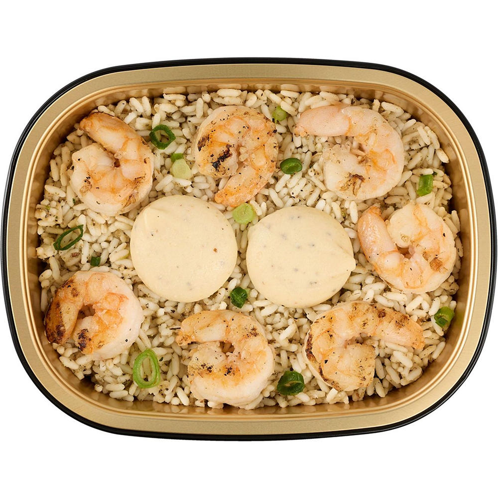 Meal Simple by H-E-B Herb Butter Grilled Shrimp & Rice, 13 oz