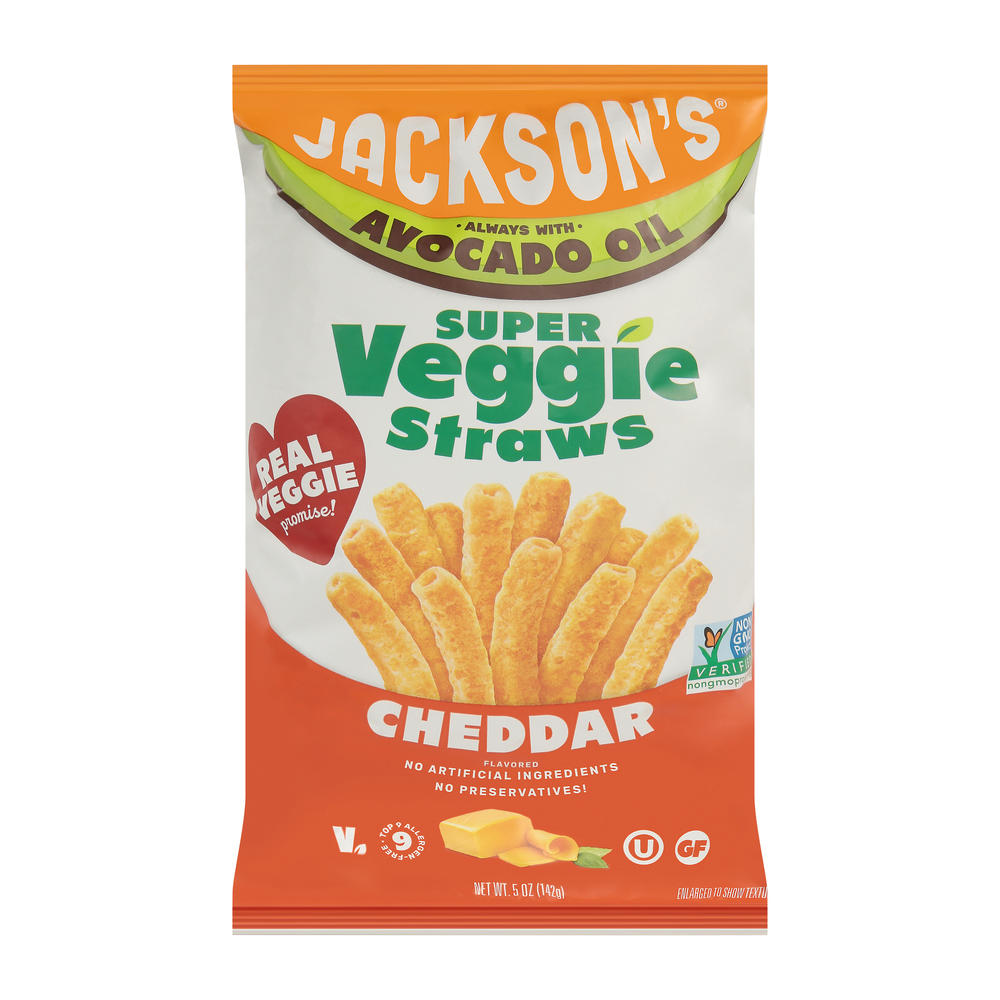 Jackson's Cheddar Super Veggie Straws, 5 oz