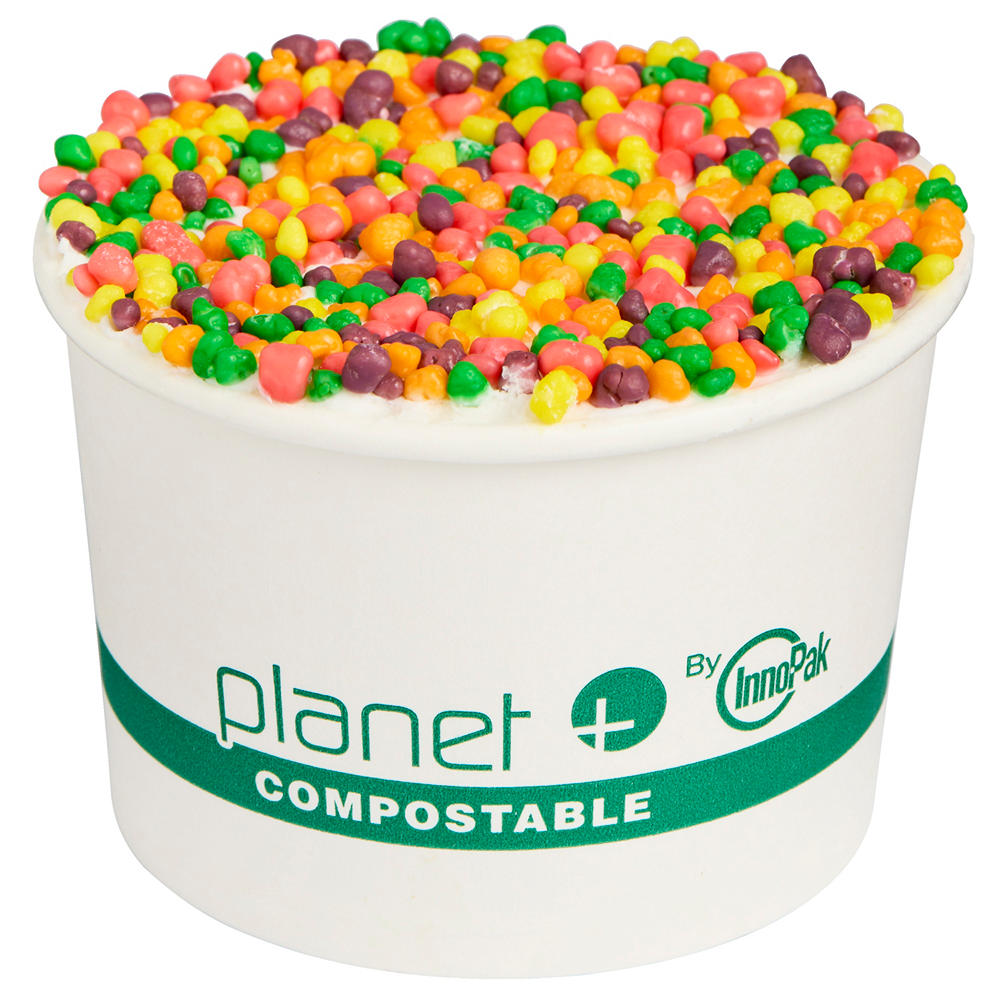 H-E-B Bakery Strawberry Cake with Rainbow Nerds Candy Loaded Cake Cup