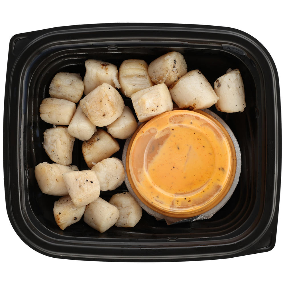 H-E-B Fish Market Grilled Scallop & Blackened Remoulade Sauce, 6 oz