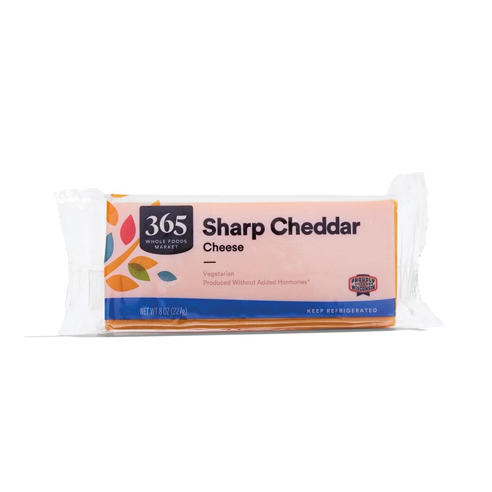 365 by Whole Foods Market Sharp Cheddar Bar, 8 oz
