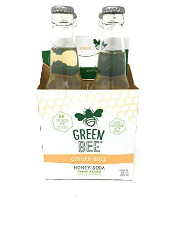 Green Bee Ginger Buzz Honey Soda 4pk, 12 FZ
