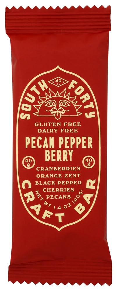 South 40 Snacks Pecan Pepper Berry Nut Bar, 1.4 OZ