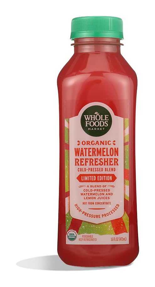 Whole Foods Market Organic Watermelon Juice, 16 FZ