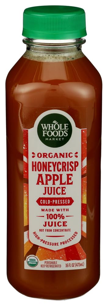 Whole Foods Market Organic Honeycrisp Apple Juice, 16 FZ