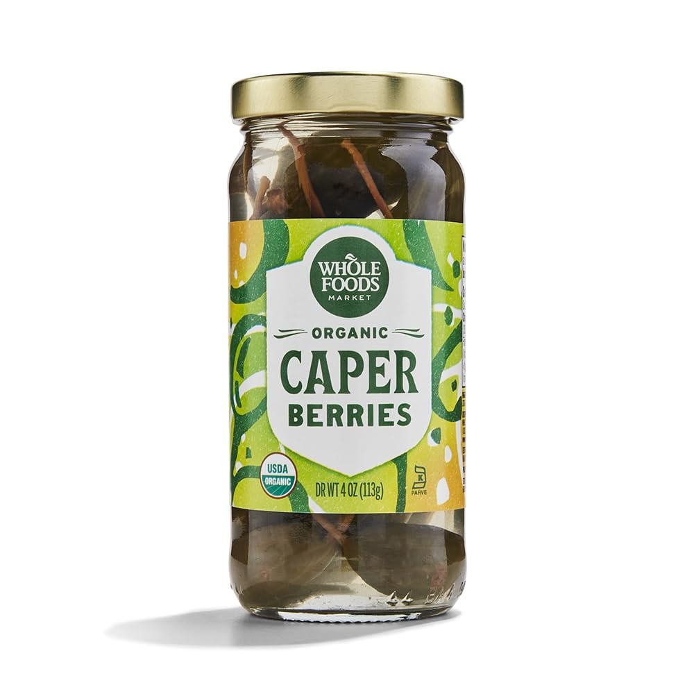Whole Foods Market Organic Caper Berries, 4 Ounce