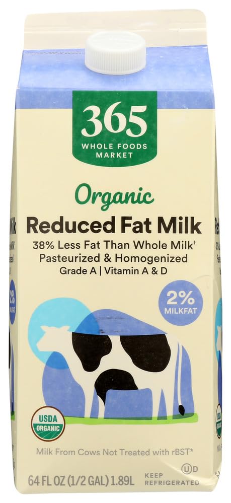 Organic Reduced Fat 2% Milk, 64 fl oz