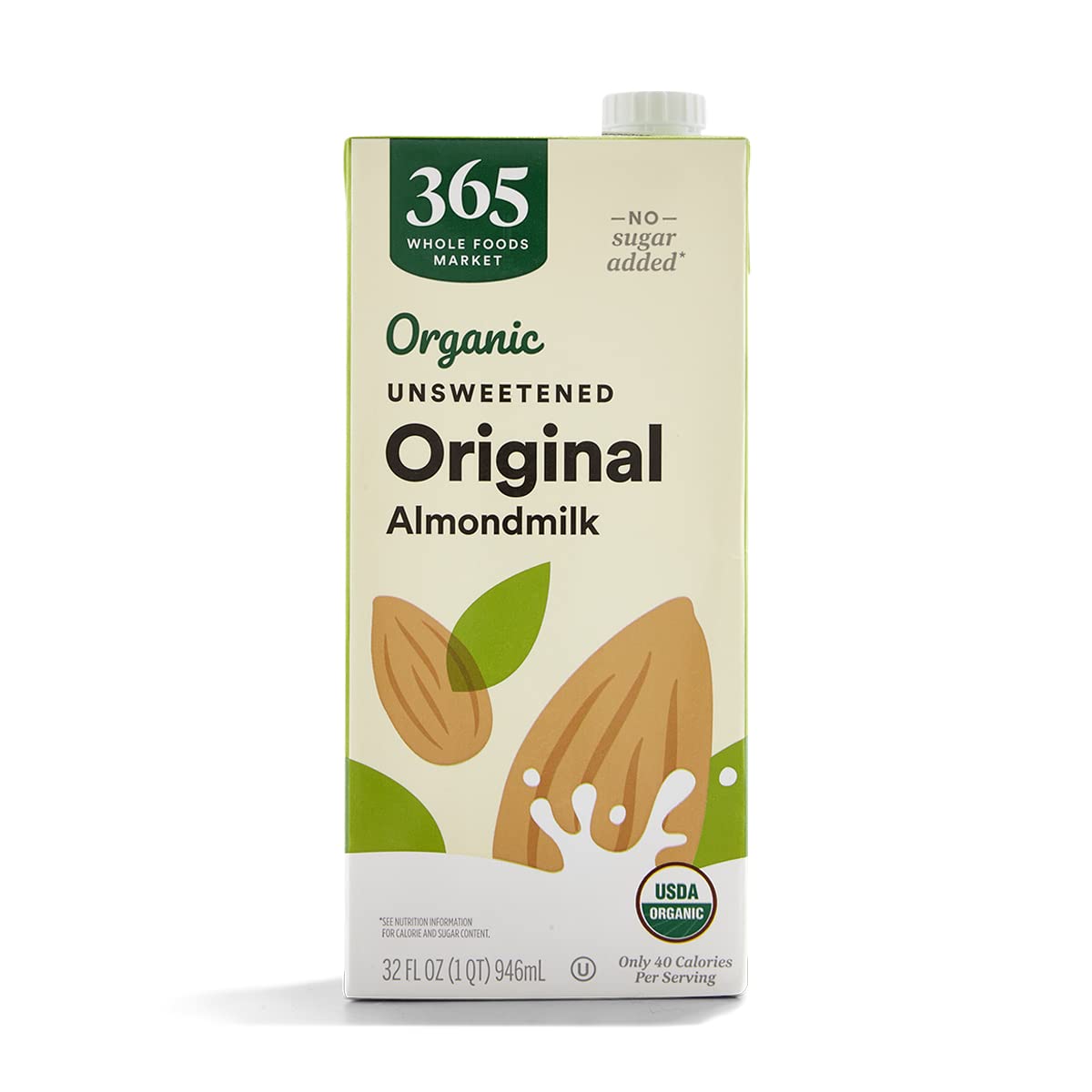 Organic Unsweetened Almond Milk, 32 Fl Oz