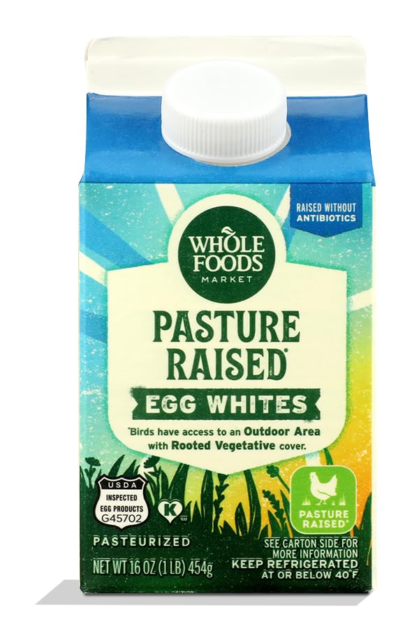 Whole Foods Market Pasture Raised Liquid Egg Whites 16oz, 16 OZ