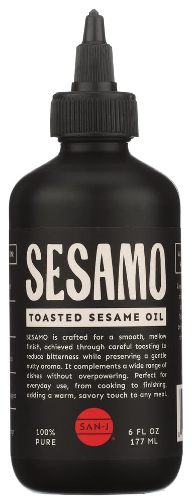 San J International Sesamo- Sesame Oil, 6 OZ