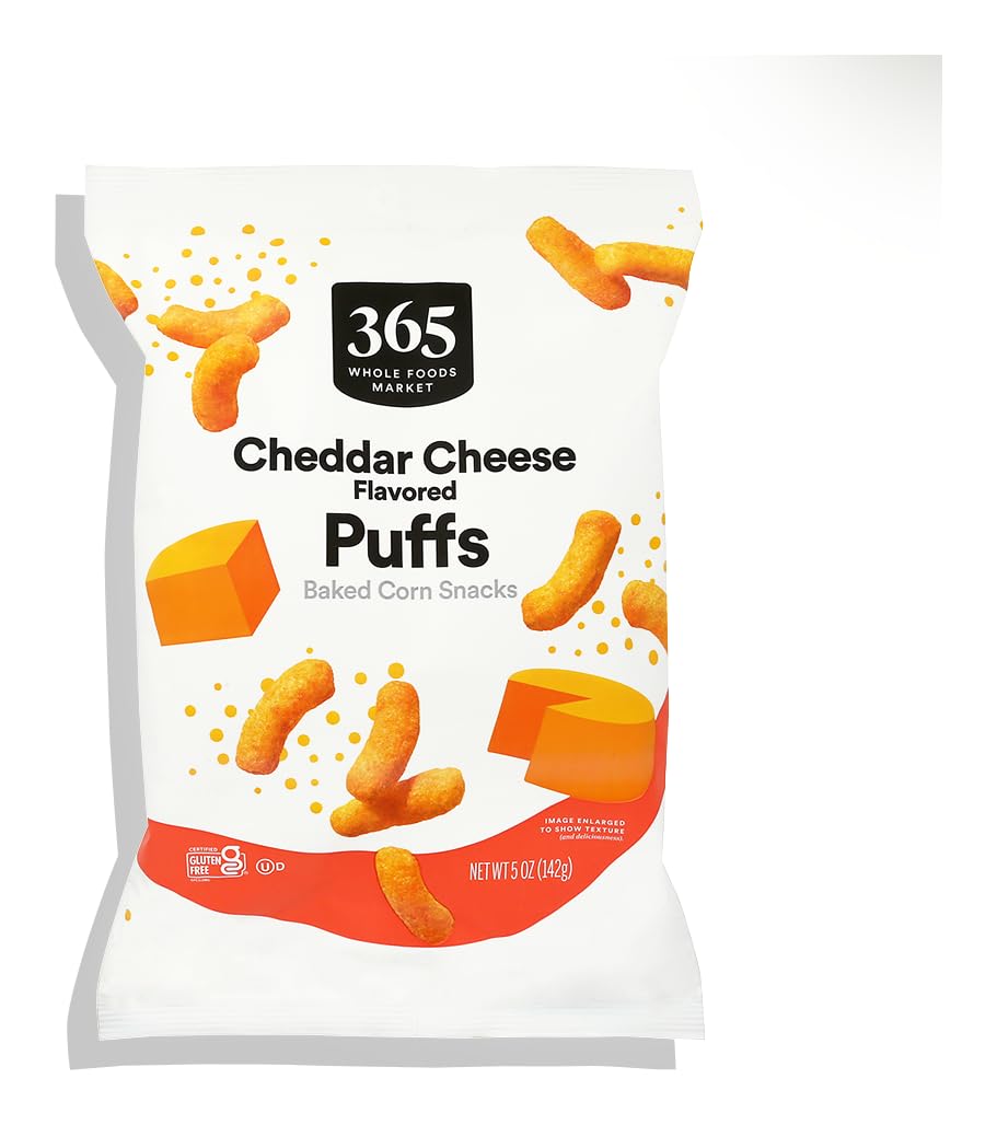 365 by Whole Foods Market Cheddar Cheese Puffs, 5 OZ