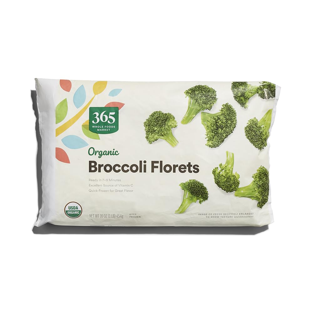Organic Broccoli Florets, 16 oz, (Frozen)