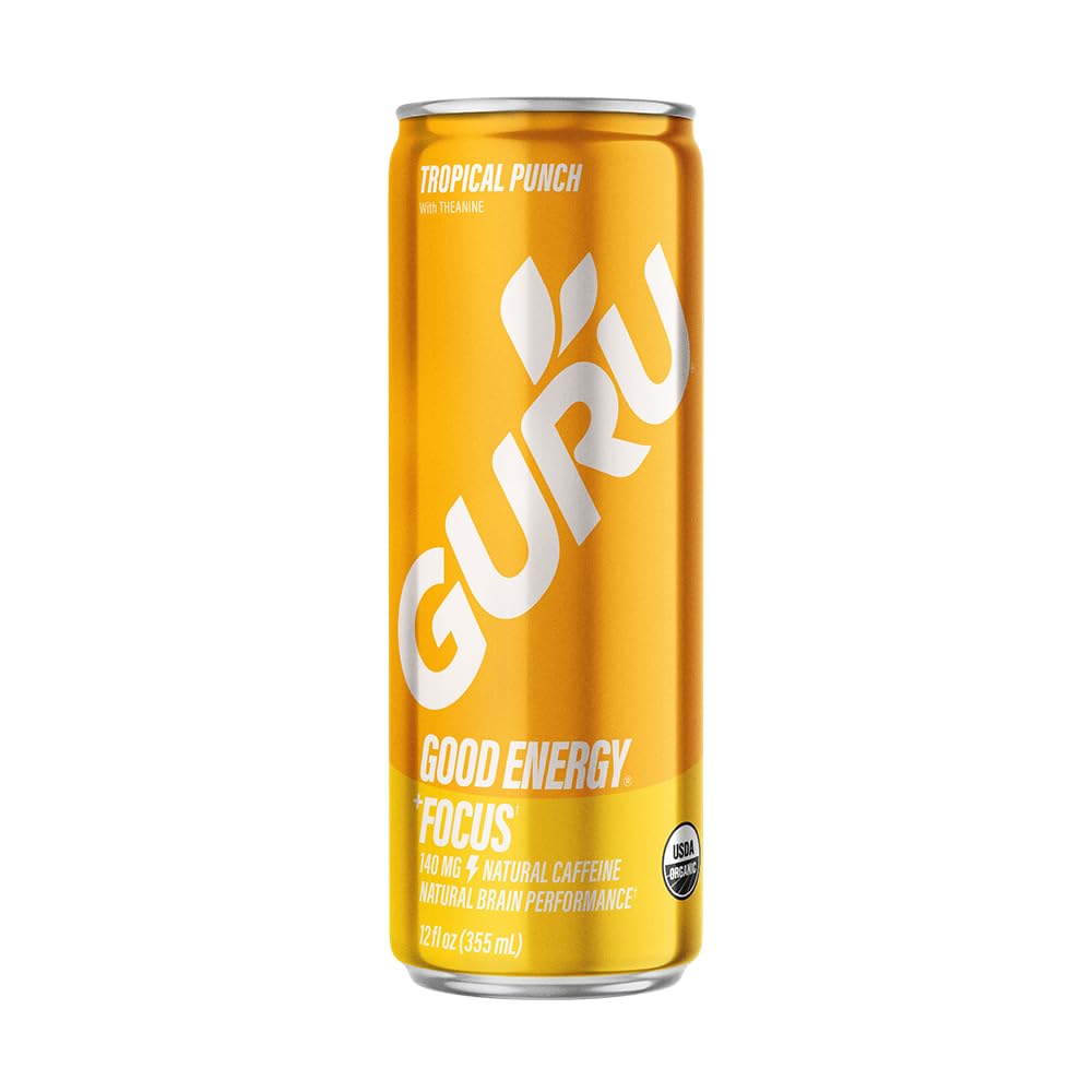 Guru, Drink Energy Tropical Punch Organic, 12 Fl Oz