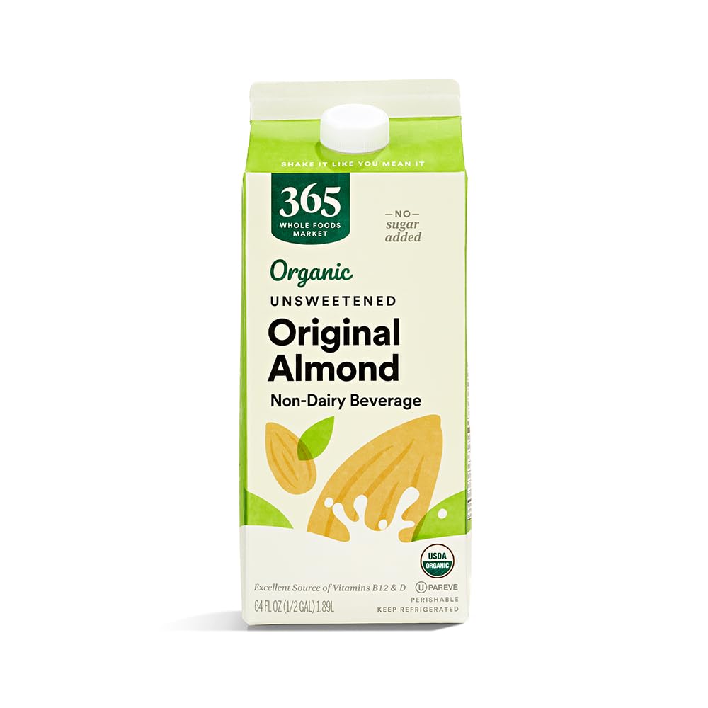 Organic Almondmilk Unsweetened, 64 fl oz