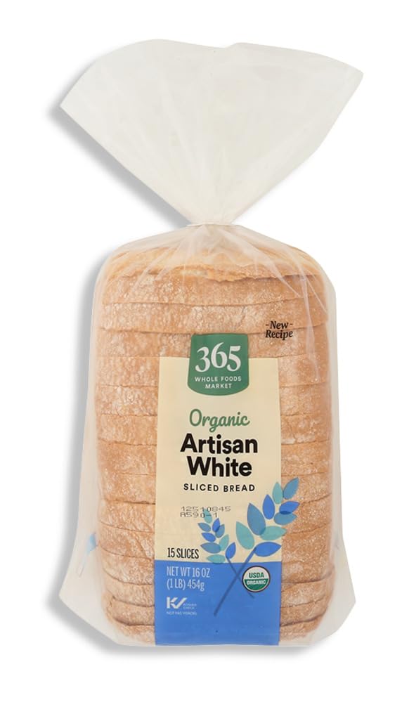 365 by Whole Foods Market Organic White Artisan Bread, 16 OZ