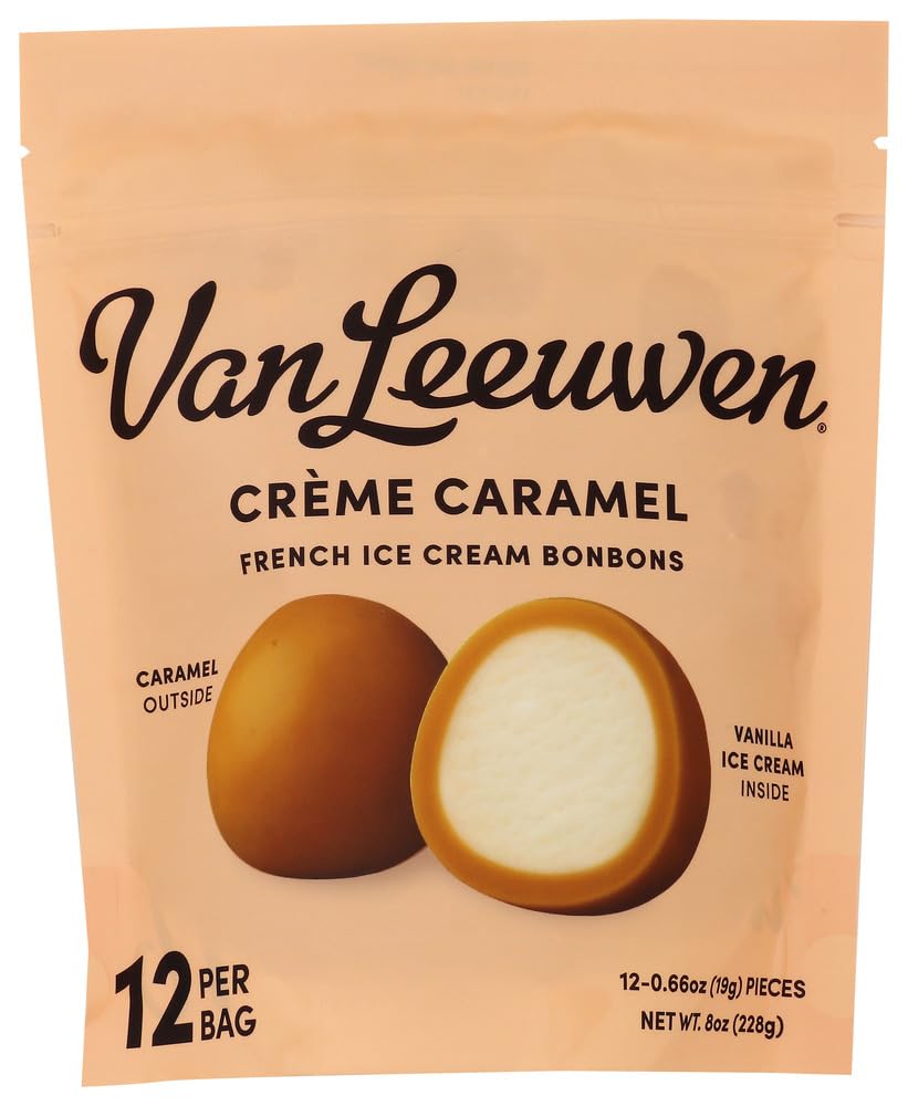 Van Leeuwen Frozen Bonbons Creme Caramel, 8 Fl Oz