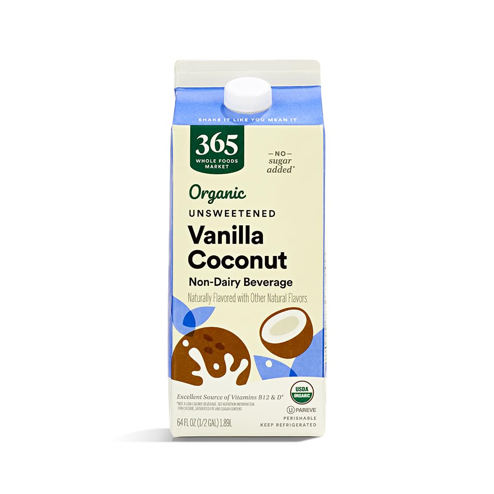 Organic Unsweetened Vanilla Coconut milk Beverage, 64 fl oz