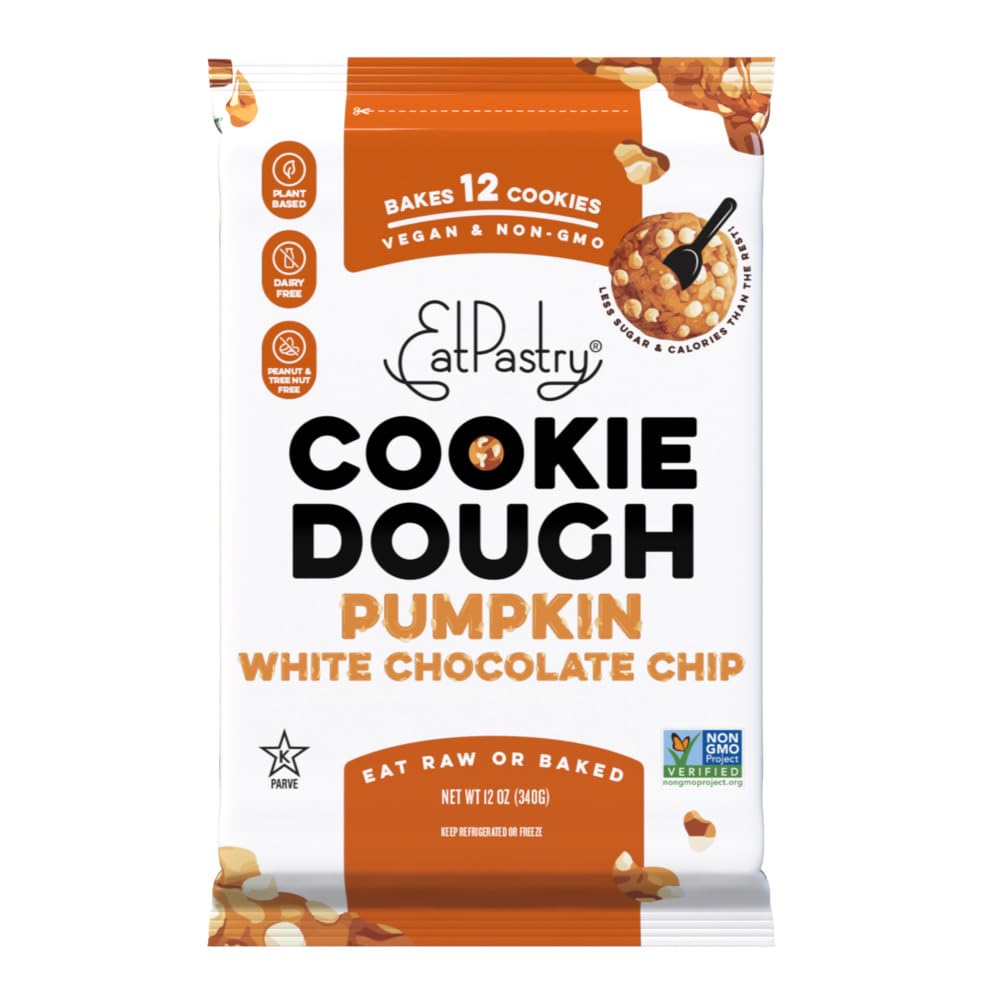 Eat Pastry Pumpkin White Choc Chips Cookies, 12 Ounce