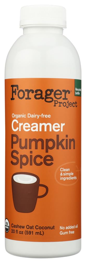 Forager Project Organic Pumpkin Spice Plant Based Creamer, 20 FZ