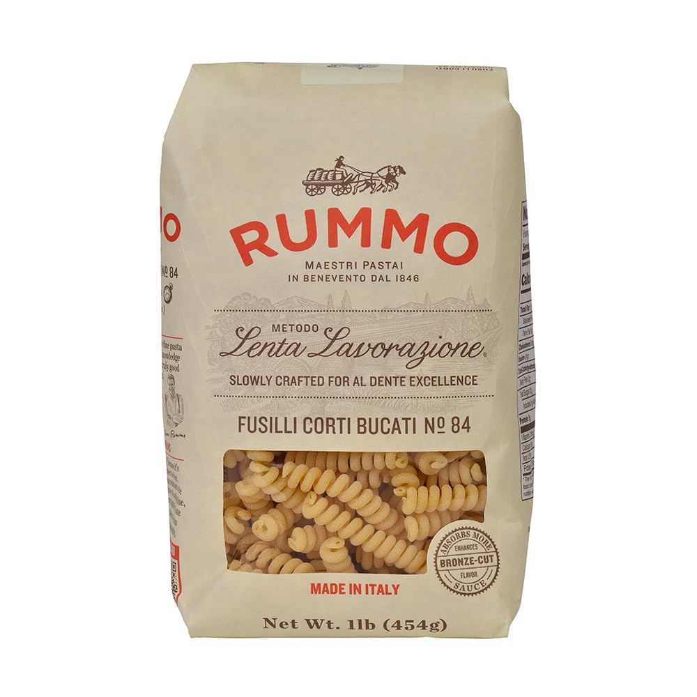 Rummo Organic Fusilli Corti Bucati, 16 OZ