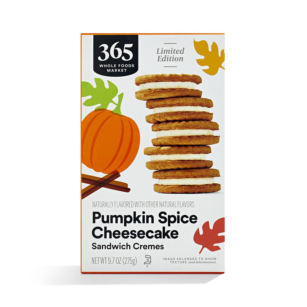 Pumpkin Spice Cheesecake Sandwich Cremes, Limited Edition, 9.7 Ounces