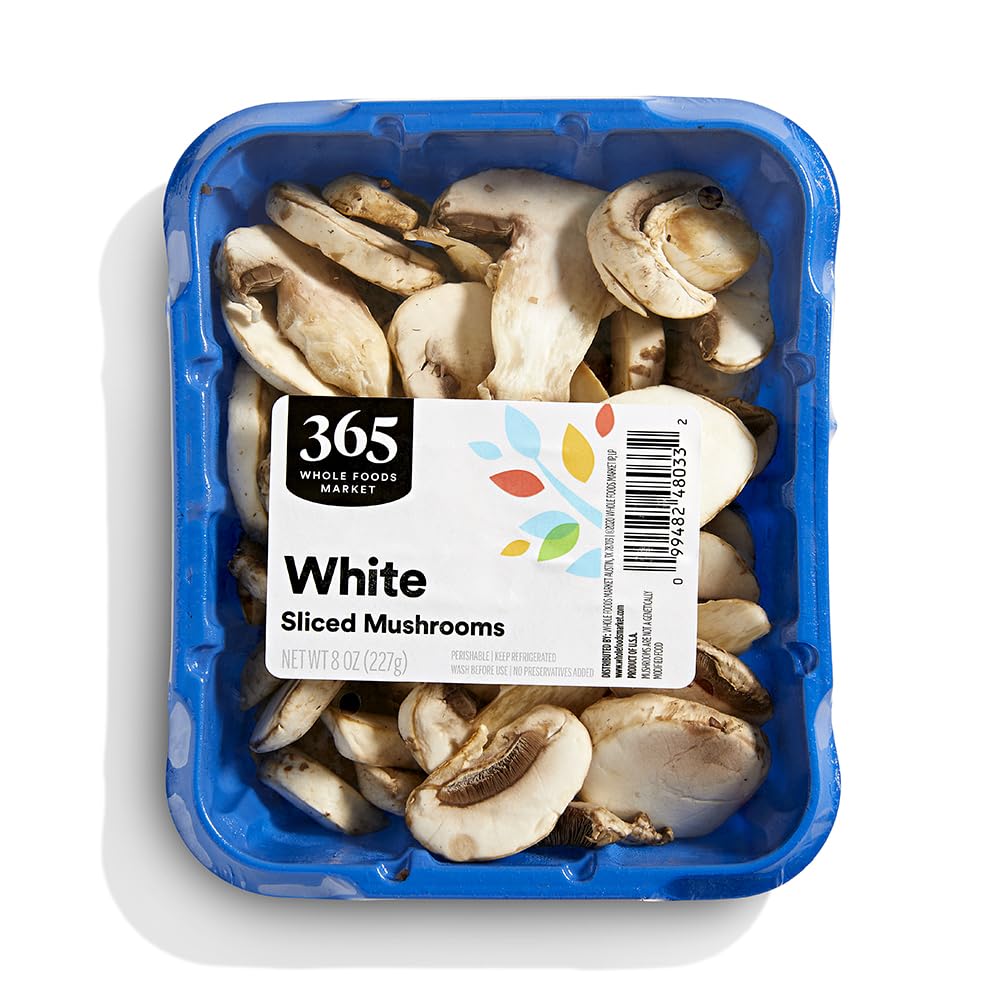 365 by Whole Foods Market Sliced White Mushrooms, 8 oz