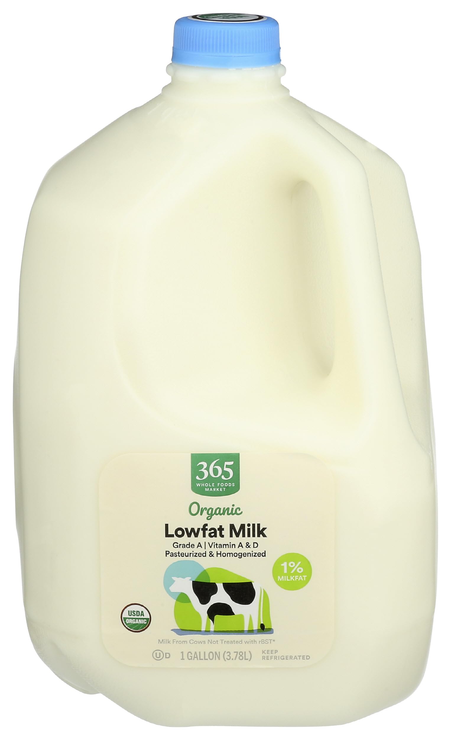 365 by Whole Foods Market Organic 1% Milk, 128 Ounce