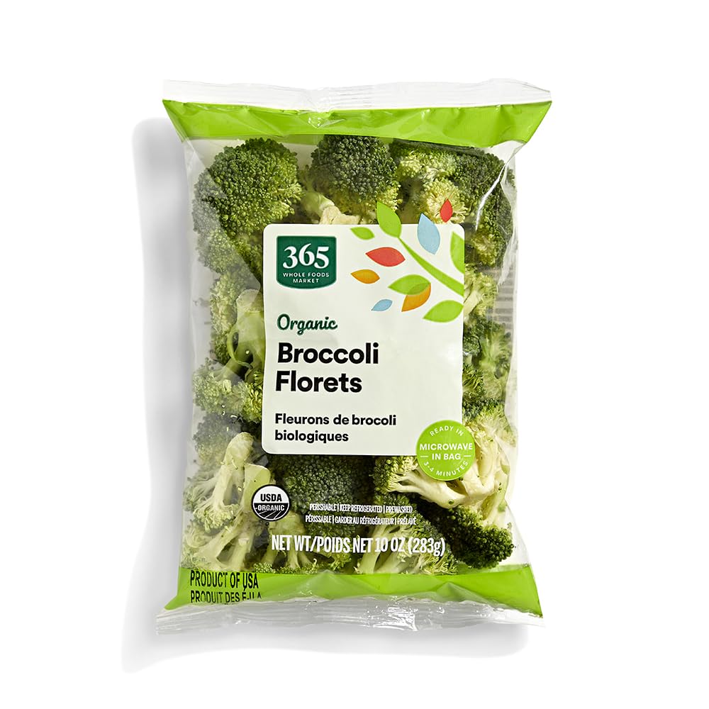 365 by Whole Foods Market Organic Broccoli Florets, 10 oz