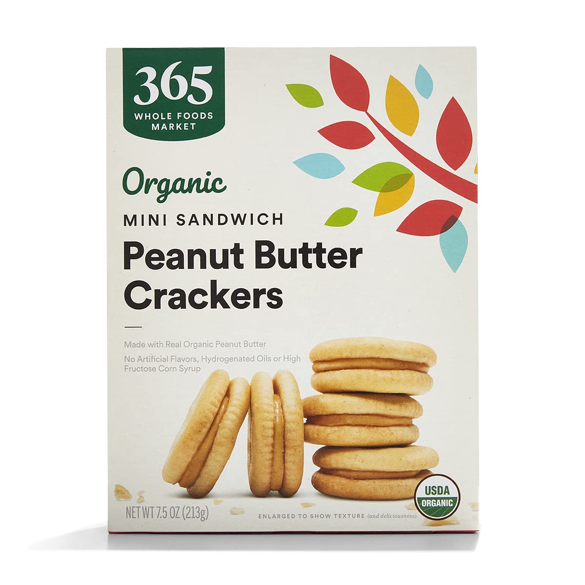 Organic Peanut Butter Mini Sandwich Crackers, 7.5 Ounce