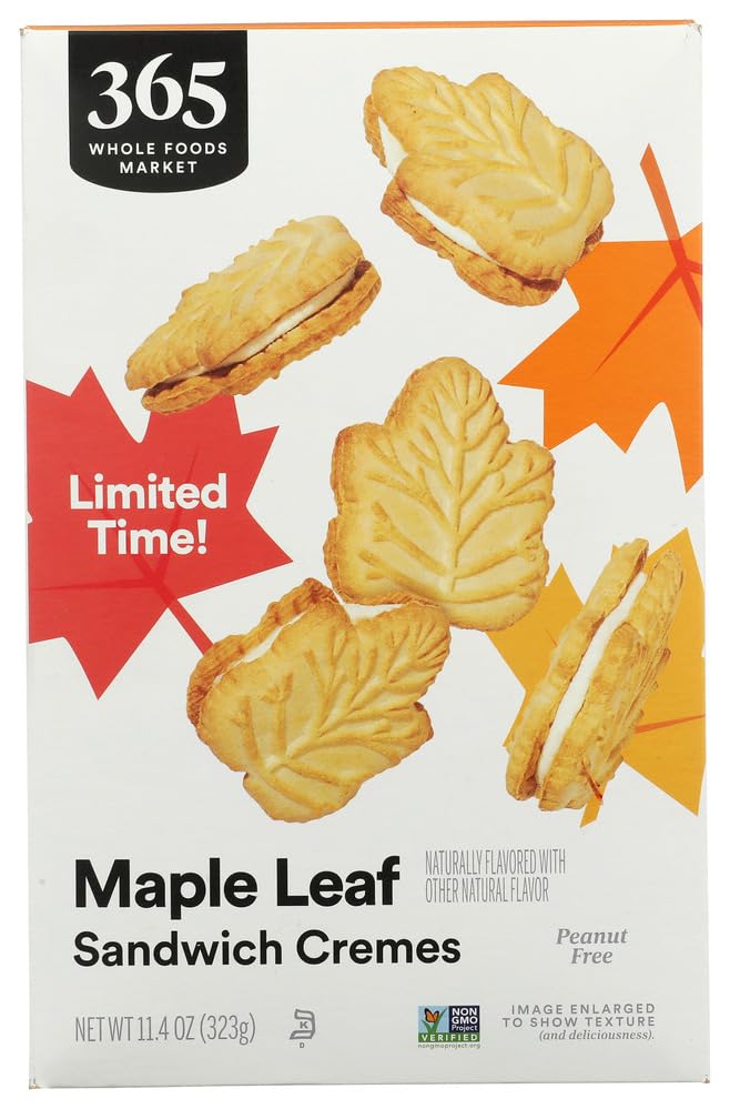 365 by Whole Foods Market Maple Leaf Sandwich Crme, 11.4 OZ