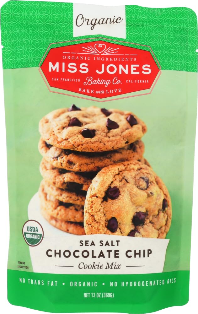 MISS JONES BAKING CO Organic Chocolate Chip Cookie Mix, 13 OZ