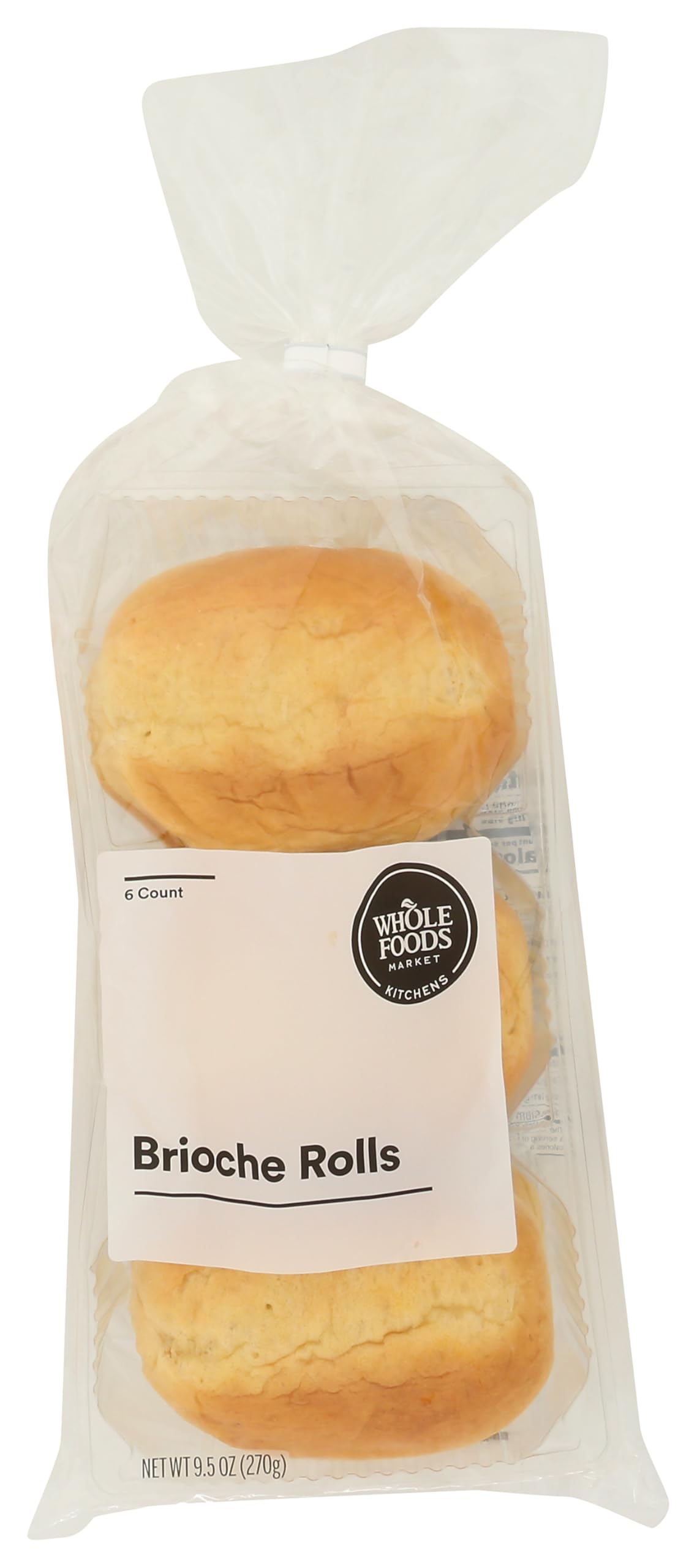 Whole Foods Market Kitchens Brioche Rolls, 9.5 OZ