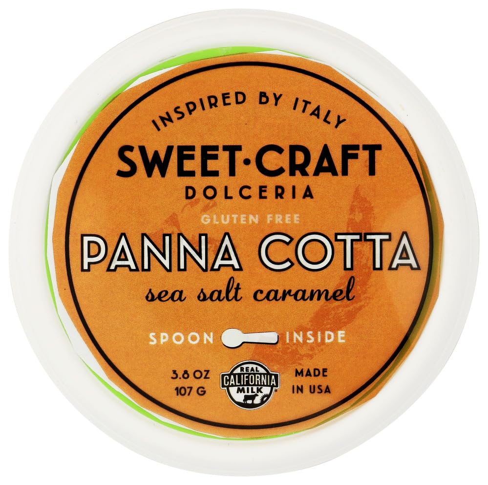 Sea Salt Caramel Panna Cotta Cup, 3.8 Ounce