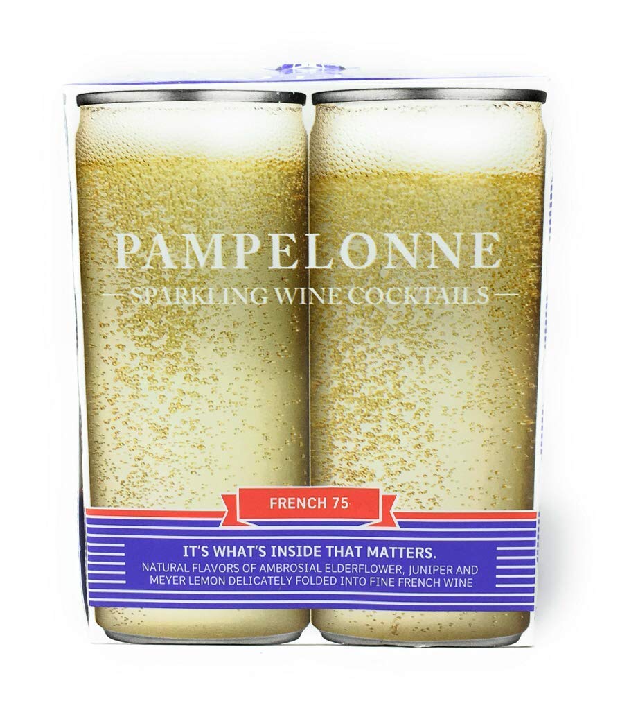 Pampelonne French 75 Elderflower Lemon 4pk Cans, 250 ML