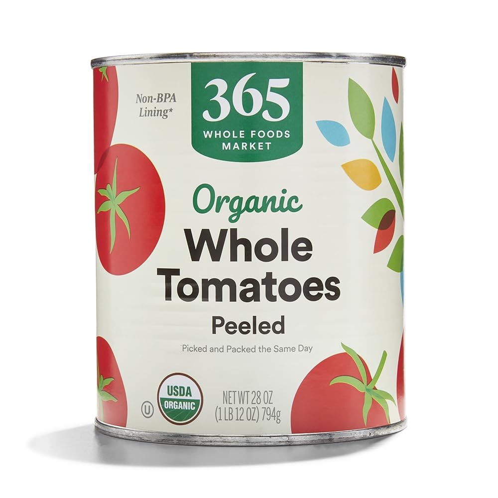 Organic Whole Peeled Tomatoes, 28 oz