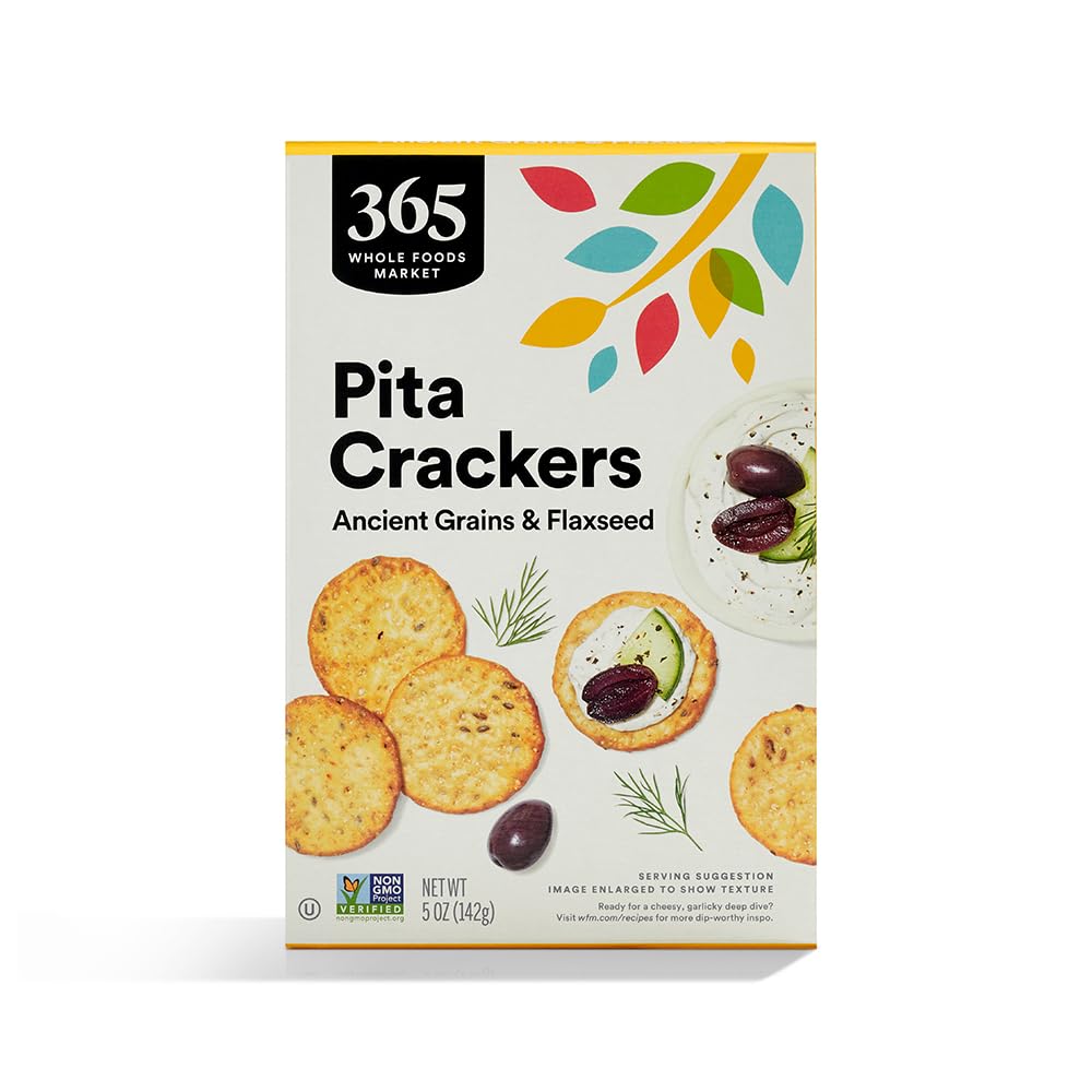 365 By Whole Foods Market, Cracker Pita Ancient Grain, 5 Ounce