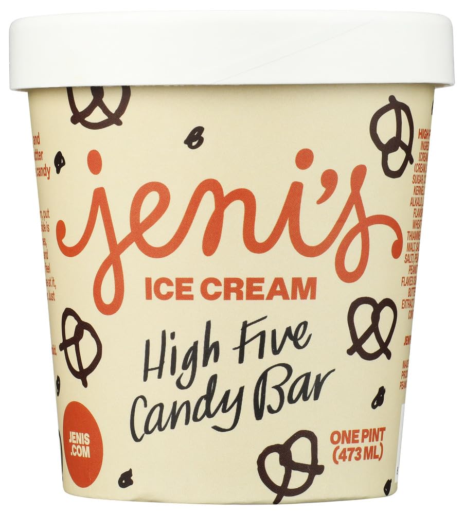 Jenis Splendid Ice Creams, Ice Cream High Five Candy Bar, 16 Fl Oz