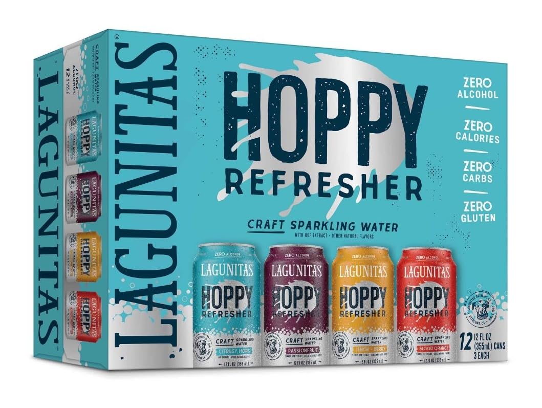 Lagunitas Brewing, Na Hoppy Refresher Variety, 12pk, 12 Fl Oz Cans