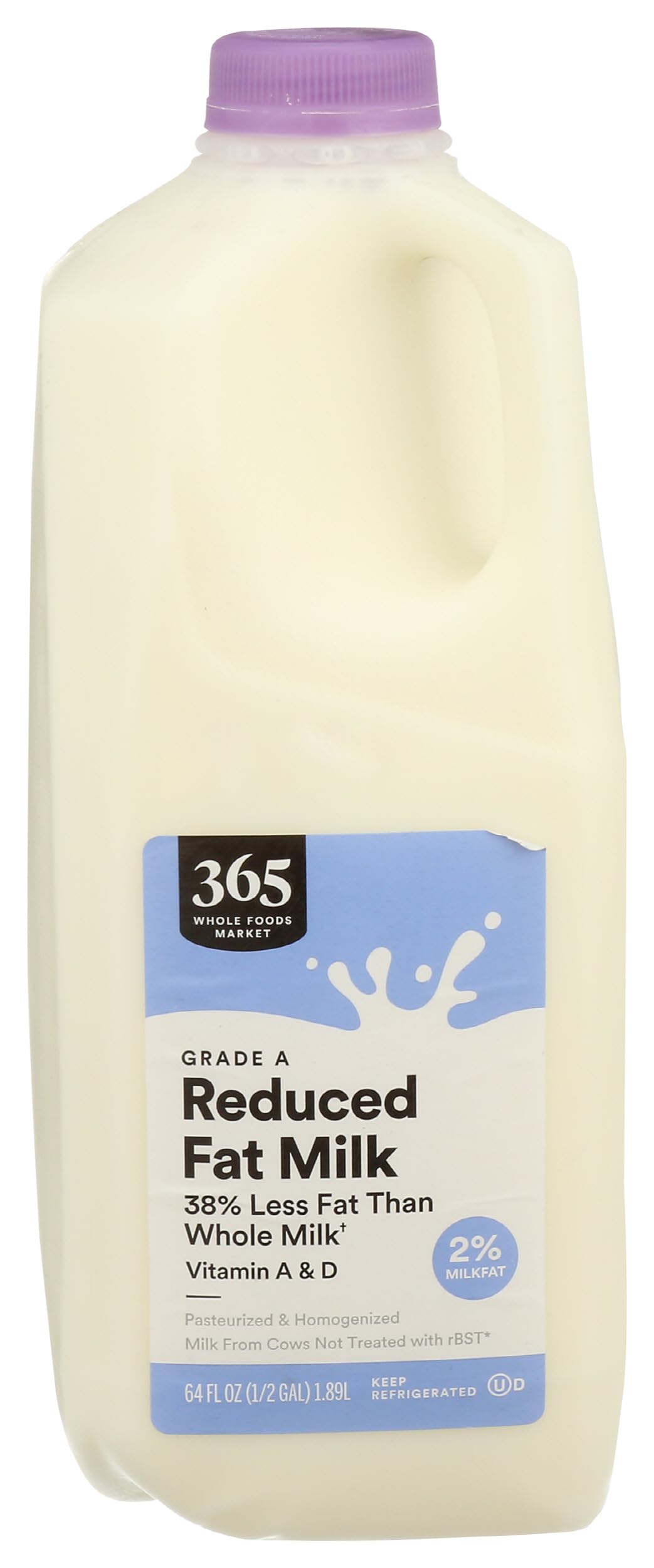 365 by Whole Foods Market Reduced Fat 2% Milk, 64 fl oz