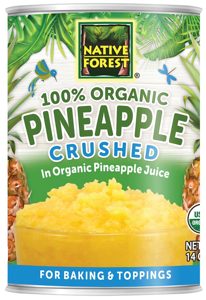 Crushed Pineapple, Organic, 14 oz