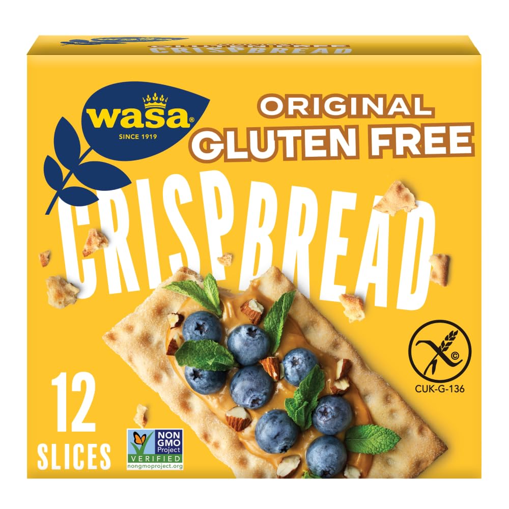 Wasa Original Gluten Free Crispbread Crackers, 5.4oz.