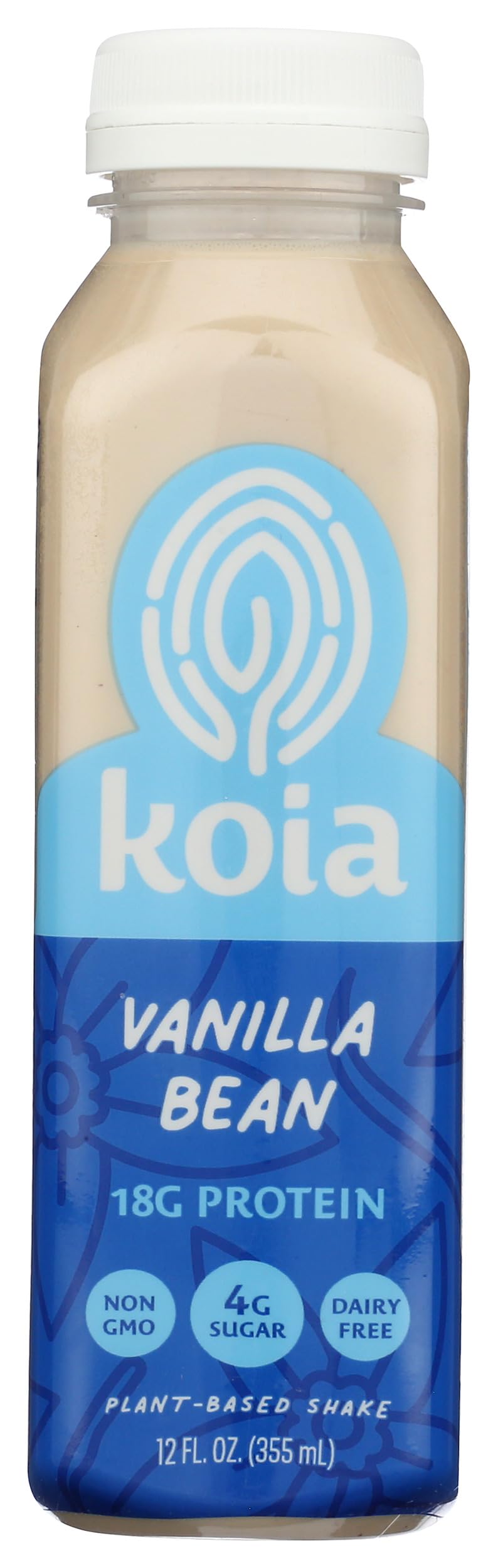Vanilla Bean Protein Shake Sgl, 12 Fl Oz | Ready To Drink Plant Protein Shake - Low Sugar, Dairy Free, Gluten Free, Soy Free, Non GMO, Kosher, Vegan (12 Fl Oz)