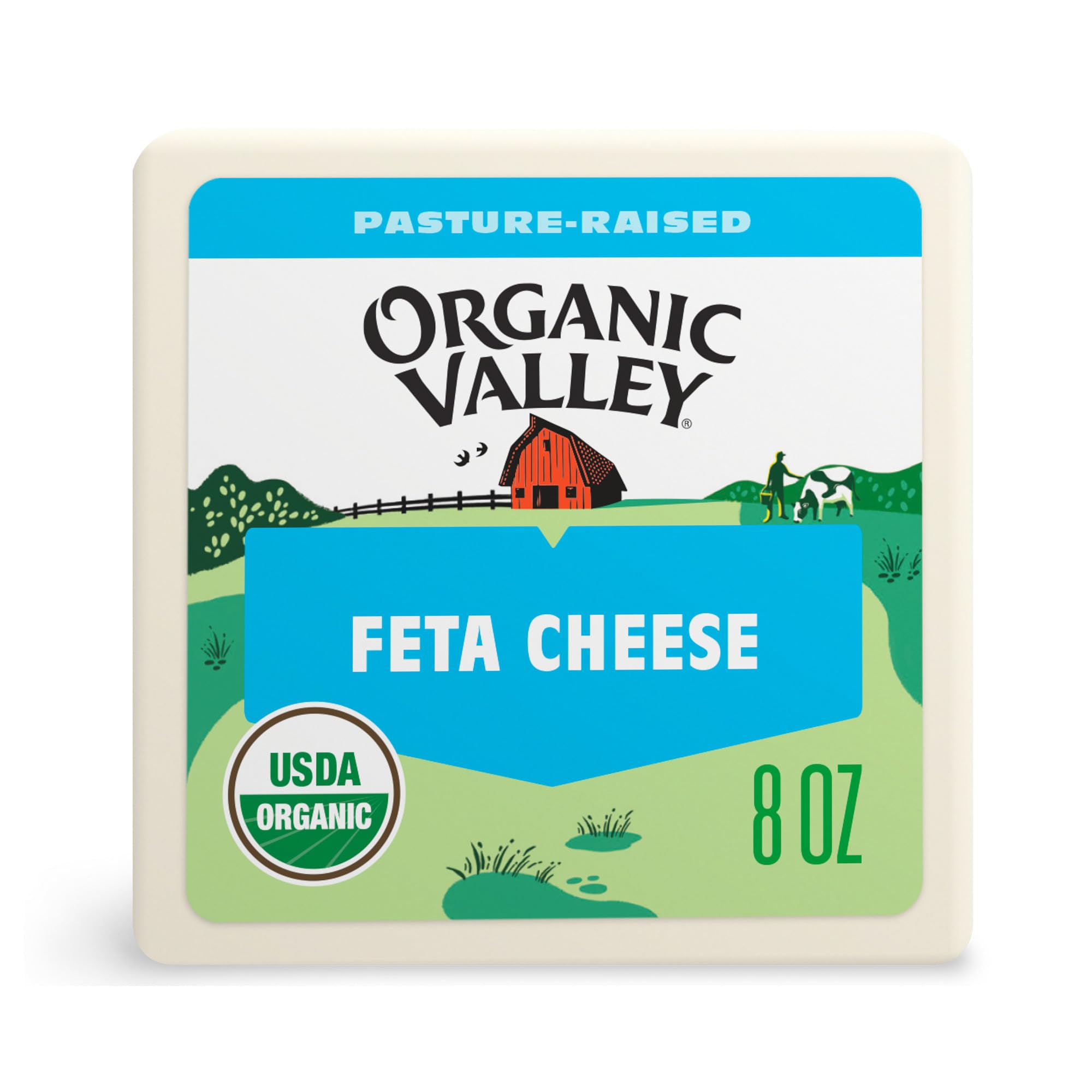 Organic Valley Organic Feta Cheese, 8 oz