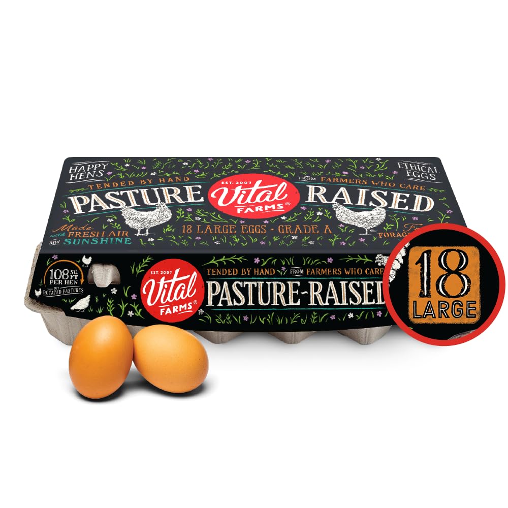 Eggs Pasture Raised Large, 18 Count