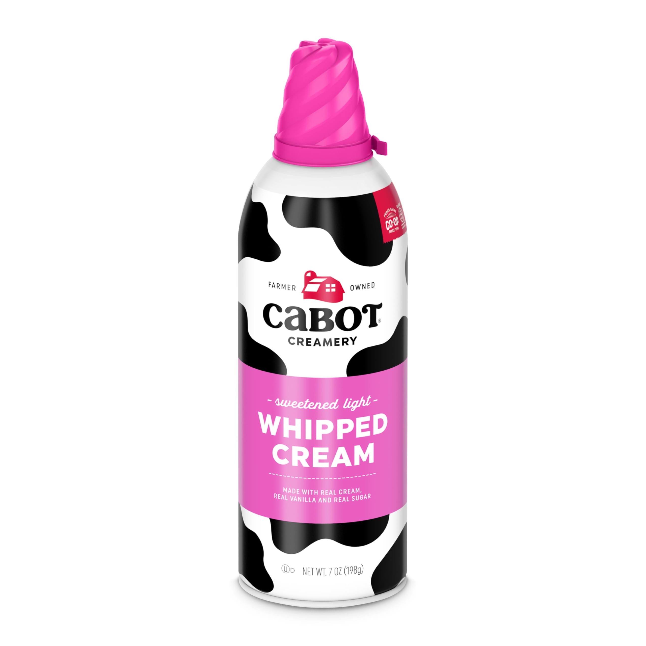 Cabot Creamery Cabot, Cream Whipped, 7 Ounce